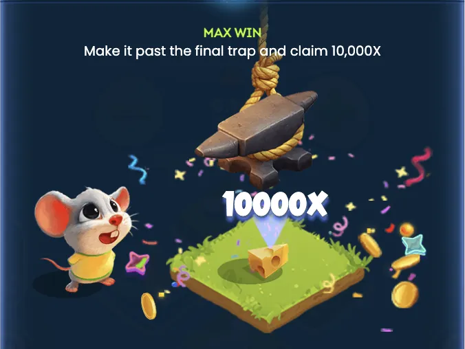 Chees Road Game showing the maximum 10,000x multiplier potential