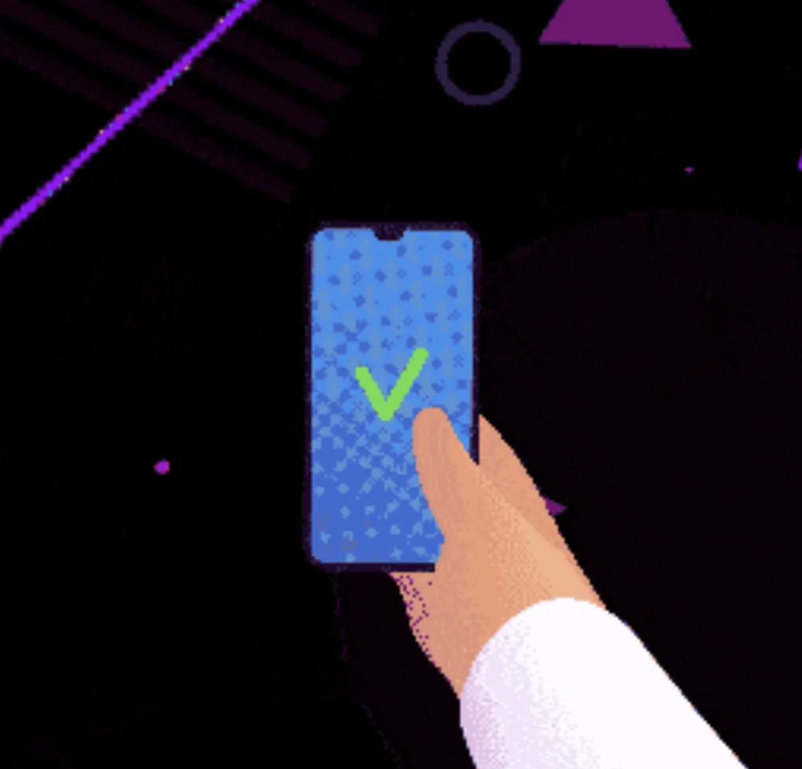 Chees Road Game registration success screen on a mobile device
