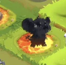 Chees Road Game over — mouse caught by lava trap, round ended